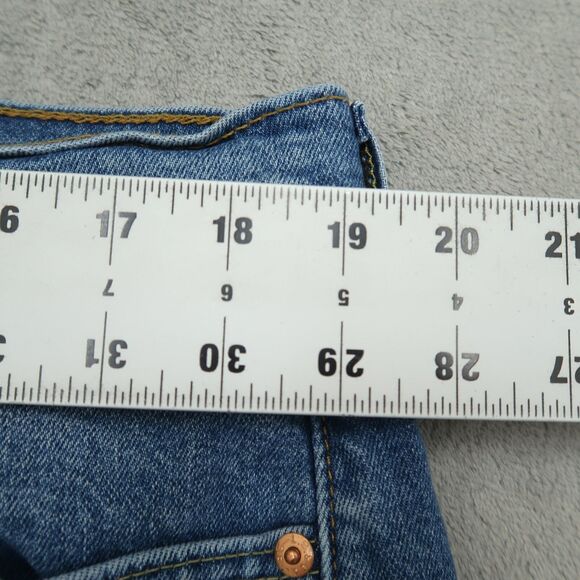 Levi's 505 Jeans Mens Size 38x30 Blue Regular Straight Stretch Denim Pants - Picture 3 of 16